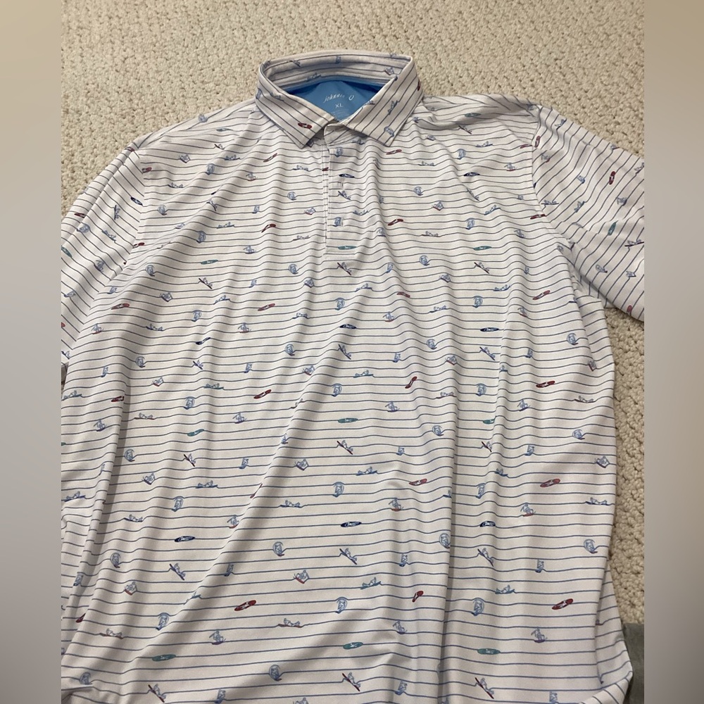 Johnie-O golf shirt, XL